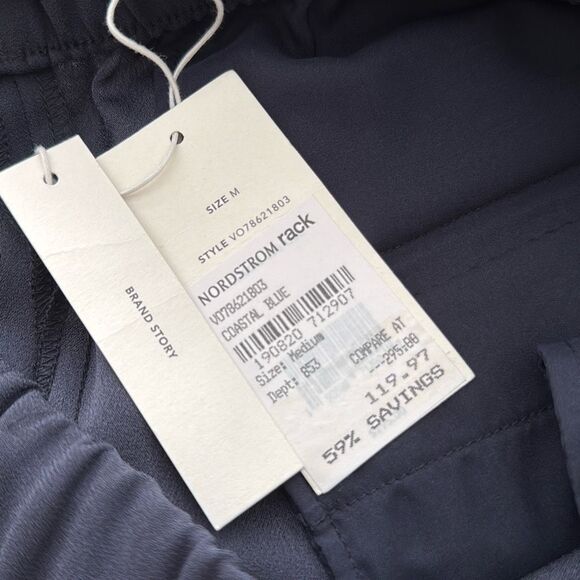 Vince Tapered Trouser Pants in Coastal Blue Size Medium - Picture 11 of 12